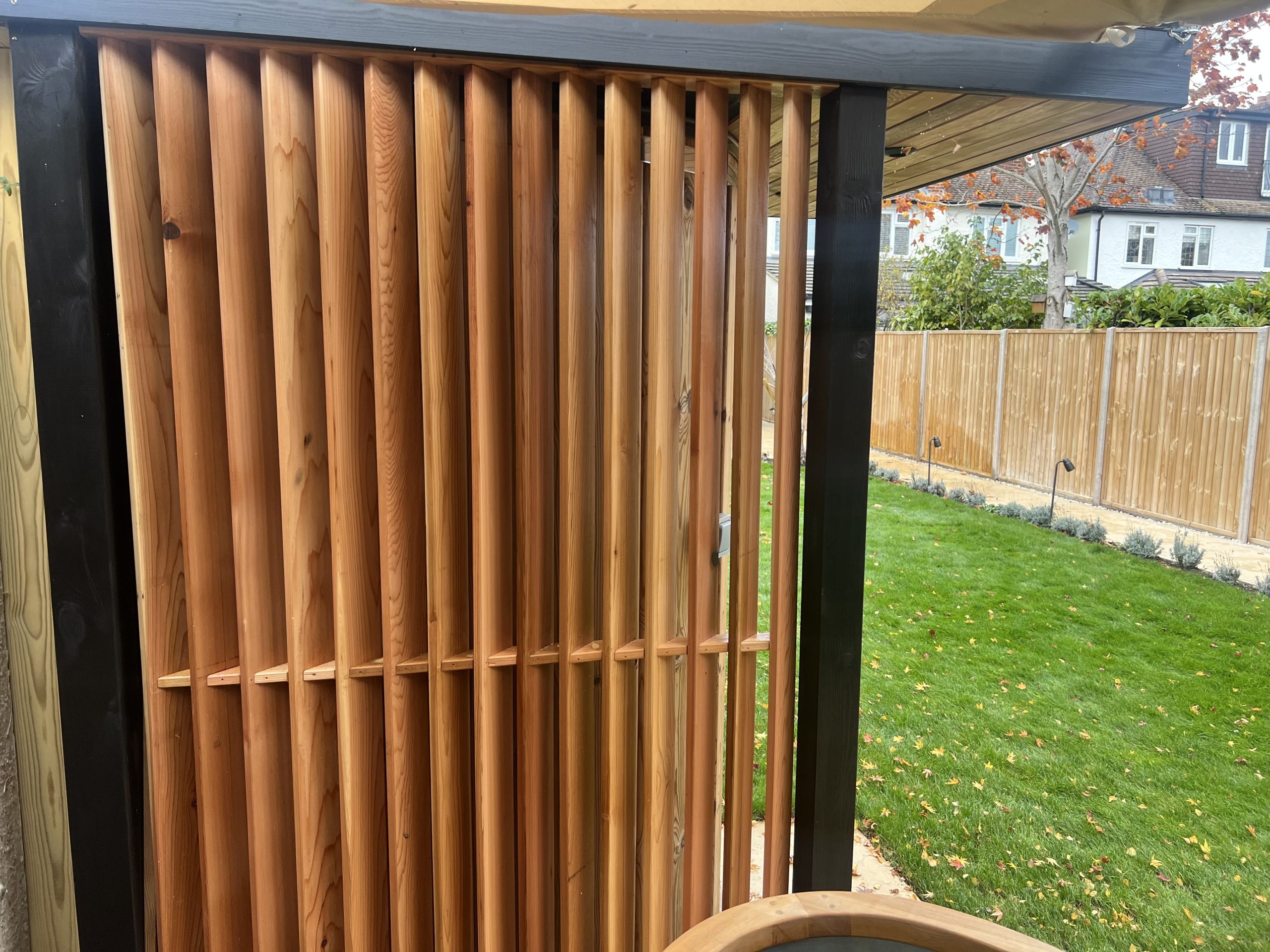 wooden slats